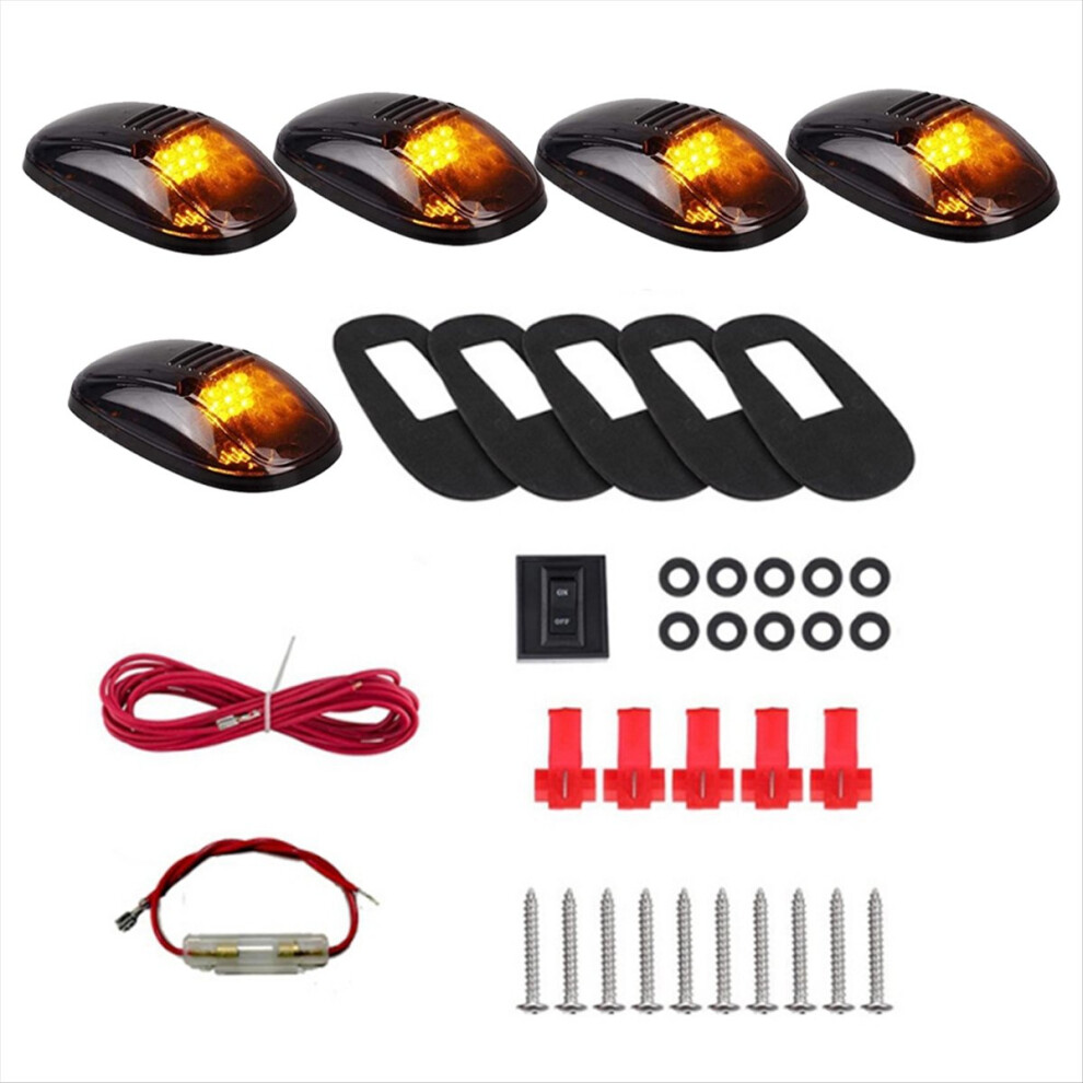 9 Led Car Cab Roof Marker Lights For Truck Suv Dc 4853913996351