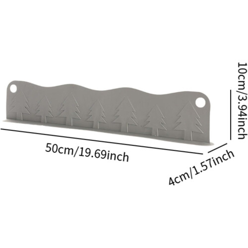 Kitchen Sink Guard Wall Backsplash, SplashProof  Barrier, Water Splash Protector for Dishwashing, Gray 2