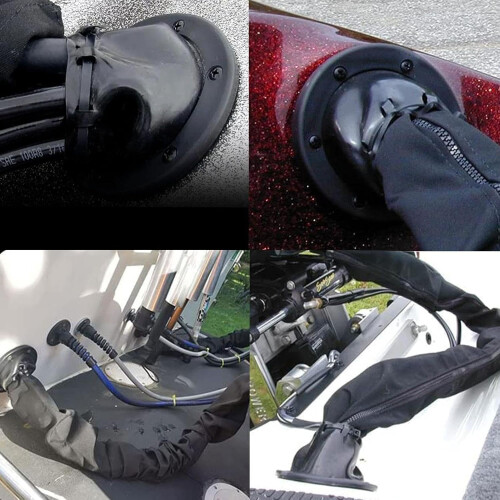 Marine Wire Cover, Waterproof Cable Sleeve for  Steering Systems  Heavy Duty Protector 2