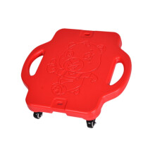 Kids Scooter Board with Rollers for Indoor And Outdoor Use Red