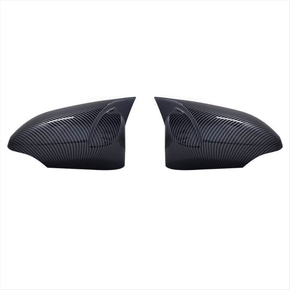 1 Pair Of Carbon Fiber Horn Rearview Mirror Housin 4853913908965