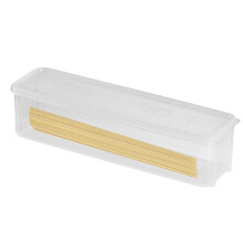 Rectangular Transparent Pasta Box with Lid Spaghetti Container