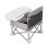 Living And Home Portable and Foldable Baby Highchair with Tray, Grey 3
