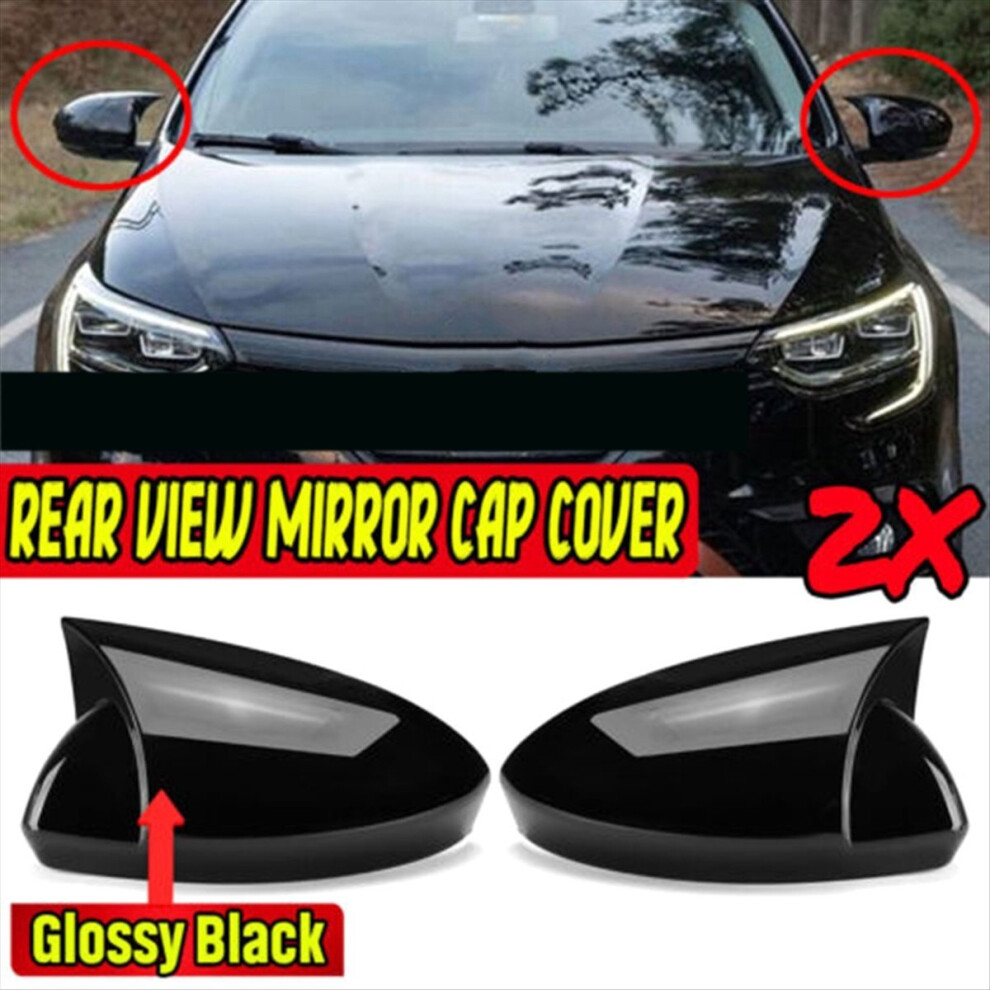 Exterior Rear View Mirror Cover For Mk4 2016-2020 Black 4853913905506