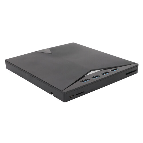 External CD DVD Drive USB 3.0 Portable Burner Reader Writer Compatible with Windows Mac Linux, External Optical Drive for Laptop Desktop High Speed Da 1