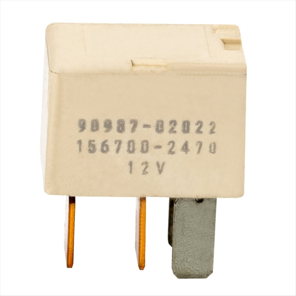 Car Air Conditioning Compressor Clutch Relay 90987 Beige/Yellow 4853913917141