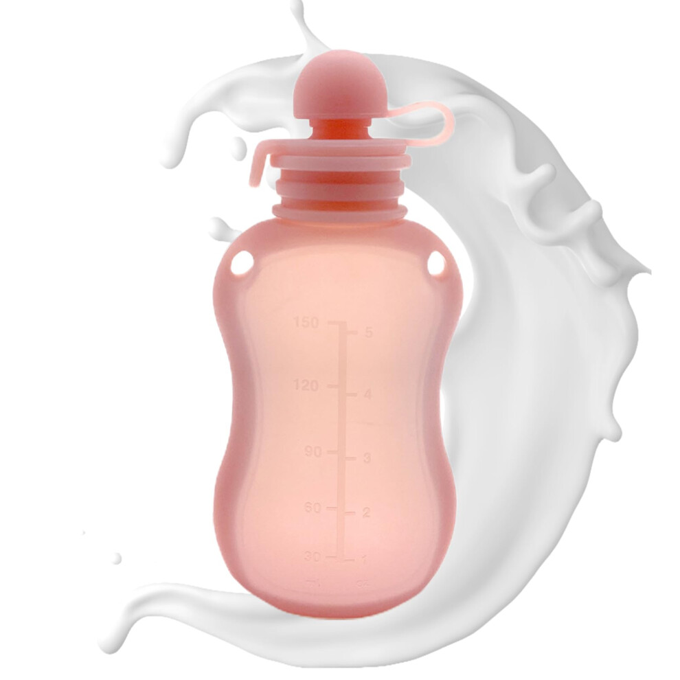 Silicone Breast Milk Storage Bags for Fruit Purees and Juices 150ml