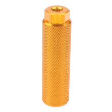 Bike Pegs 1Pcs Alloy Foot Peg For BMX Bike Fit 3 8 Inch Axles Bike Pegs Bicycle Accessories Stunt Pegs(Yellow) Ref: 8184