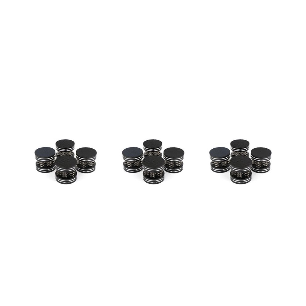 12Pcs Audiophile Shock Spikes Spring Damping Pad Hifi Stand Feet Speaker Spike Audio Cd Amplifier Foot Pad 4712560057160