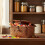 Sustainable Wicker Organizer Basket With Cover For Snacks-M 5