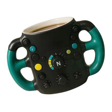 Nonrust Steel Insulated Mugs Feature 3D Racecars Bearing-D