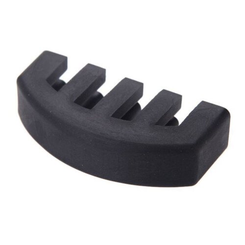 3X Rubber Mute Silencer 4/4 Violin Fiddle Slight Practice Black 2