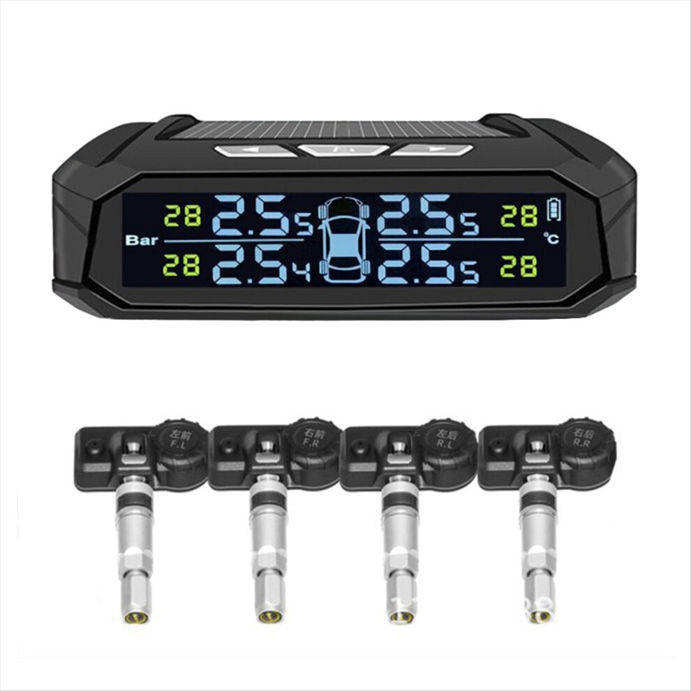 Car Tpms Tyre Pressure Monitoring System Solar Pow 4852523864760