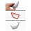 1Set/4Pcs Inner Door Handle Bowl Trim Sticker for 7