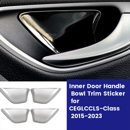 1Set/4Pcs Inner Door Handle Bowl Trim Sticker for 2