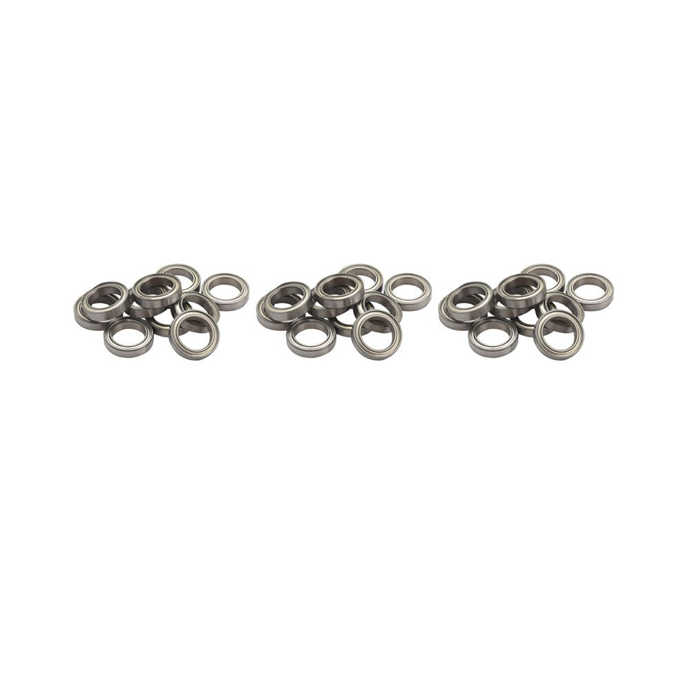 30Pcs Miniature Sealed Metal Shielded Metric Radial Ball Bearing Model: 6701 Zz 12X18x4mm 4713919519933