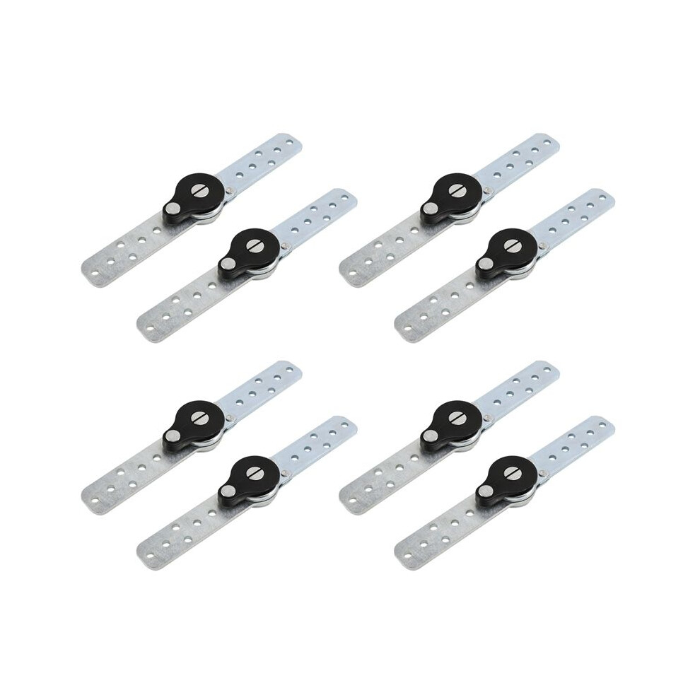 8X Lot Furniture Adjustable Angle Adjuster Mechanism Hinge Hardware Sofa Headrest Hinge Bed Bedding Ratchet 4712320708288