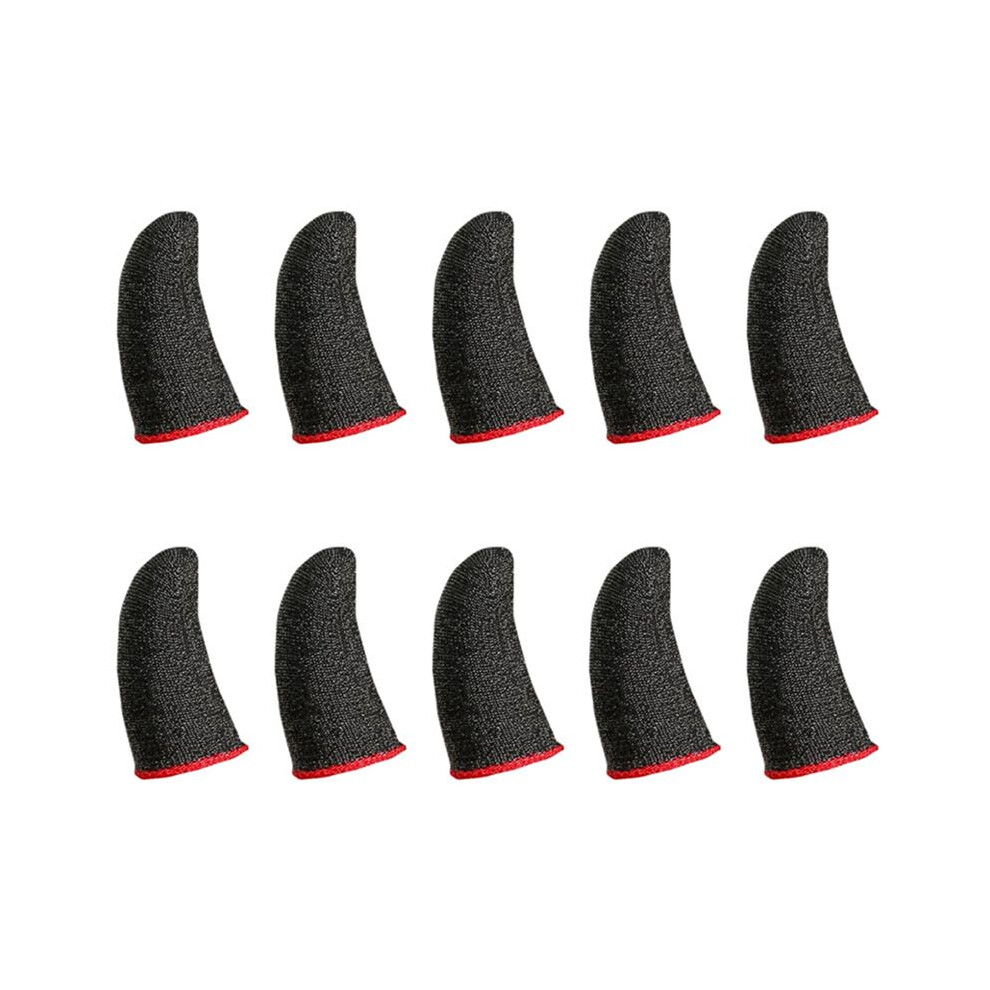 200Pcs Finger Sweat Proof Gaming Sleeves Waterproof Gaming Sleeves Thumbs Finger Sleeve Game Controller Finger Cover Silver 4712927962465