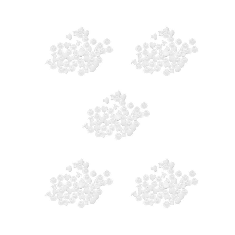 Plastic Round Shaped Cover Screw Cap Lid White 250Pcs For 5Mm Dia Hole 4713860172638