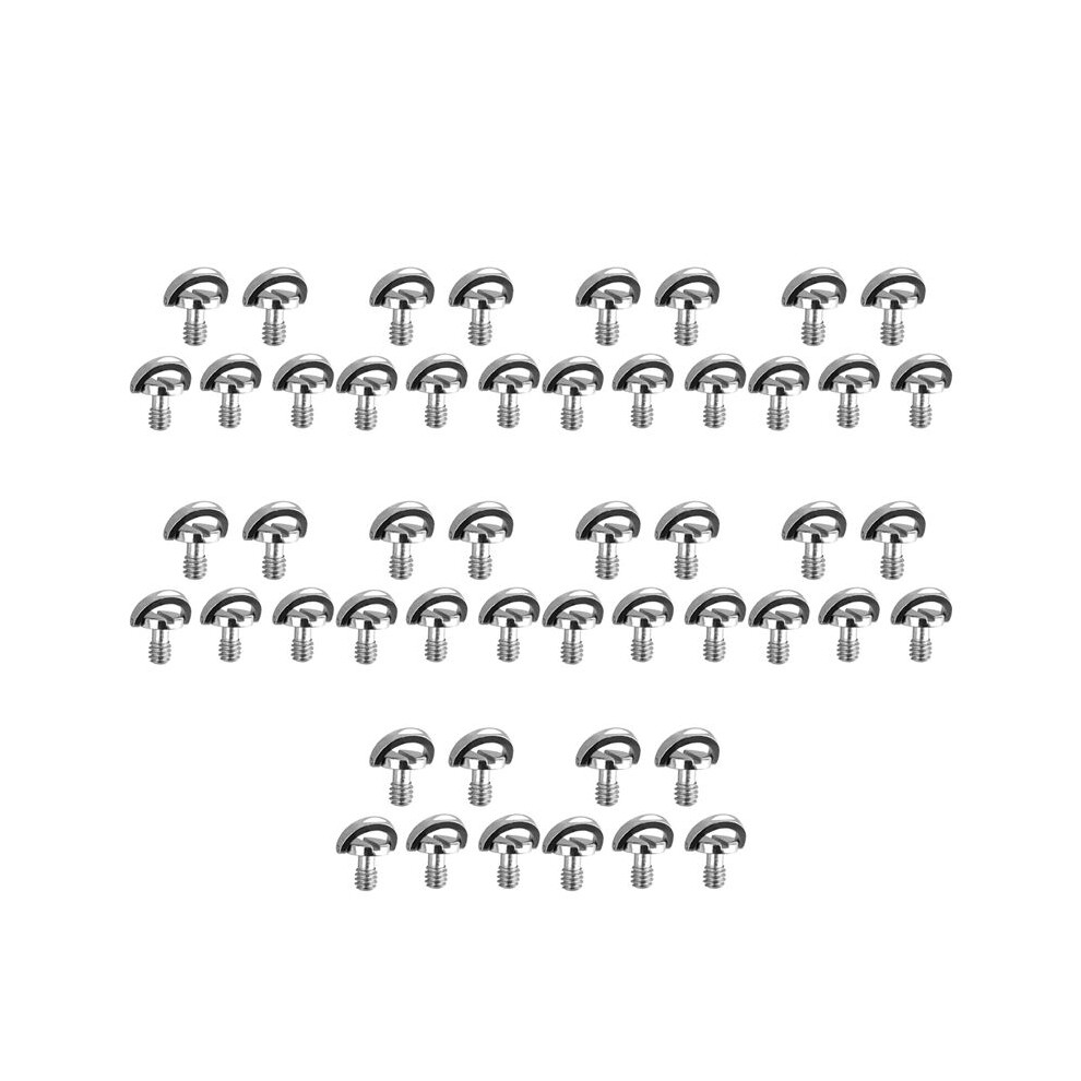 50 Pack 1/4Inch Quick Release Plate Mounting Screw D-Ring D Shaft Qr Screw Adapter Mount For Dslr Camera Tripod Monopod 4713734235087