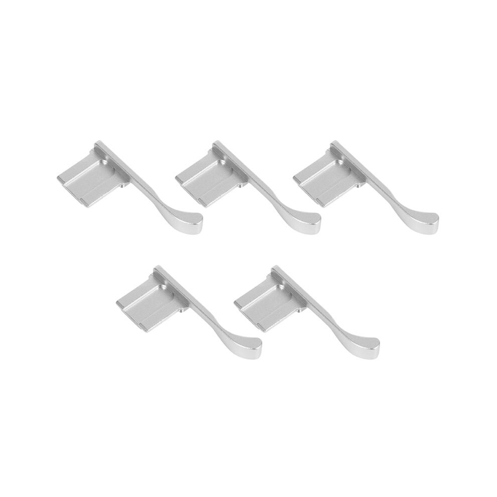 5X Metal Hot Shoe Cover Thumb Grip For Fujifilm Fuji X100f X100t X70 X-E3 X-A1 X-A2 X-A3 X-A5 X-M1 Xa3 Xe3 Silver 4714052376117