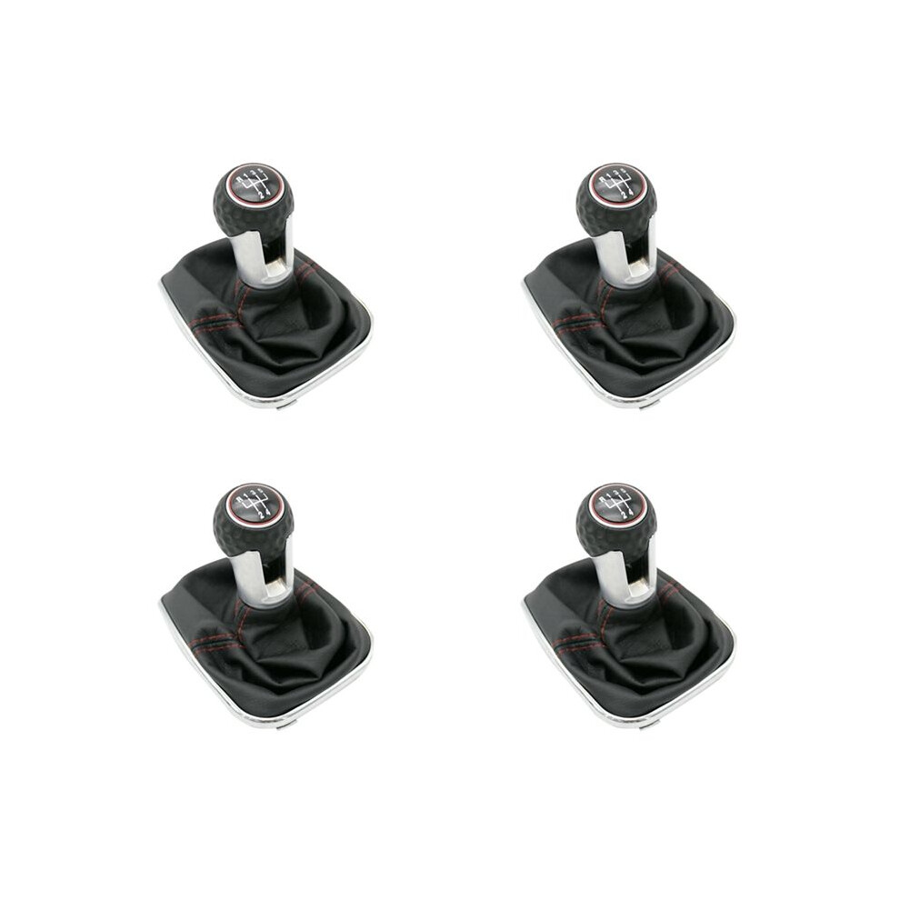 4X For Bora Mk4 Golf 4 Jetta 4 98-04 Car Gear Shift Knob 5 Speed (Aperture 12Mm) 4711408738285