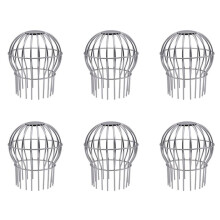 6X Drain Outdoor Roof Anti - Blocking Line Cap Round Net Cover Drainage Floor Line Leak Gutter Guard Filter-75