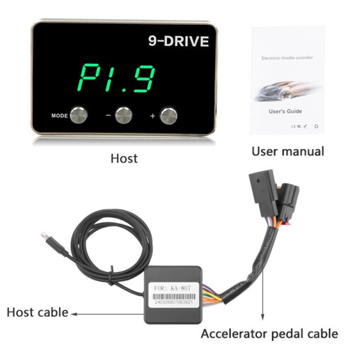 2X Electronic Throttle Controller 9 MODE Pedal Accelerator Fuel-Efficient for   JK  Challenger RAM 1500 2