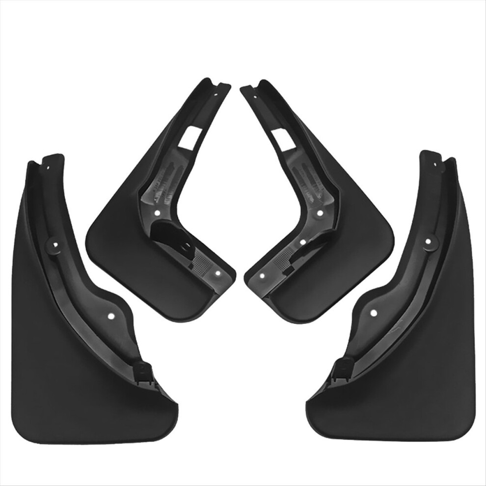 4Pcs Car Mudguard Mud Flaps Splash Guard For W204 Black 4852523870006