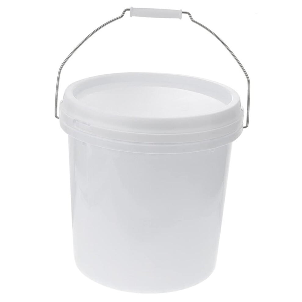 Household Plastic Bucket With Lid, Foodgrade, Airtight, Versatile For Use As Feed Bucket, Water Bucket, Or Paint Bucket For Easy Transport. 9365049651271