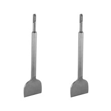 2X Wide Electric Hammer Angled Heavy Duty Curved Tile Chisel (3Inch x 10Inch)