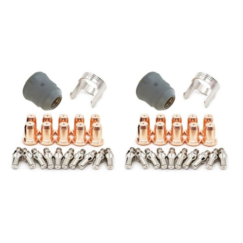 44 Pieces IPT-60 PT-60 IPT-40 PT40 Plasma Cutting Torch Electrode Protective Cover Holder