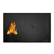 BBQ Grill Mat – Outdoor Grill Ground Mat Performance NonStick BBQ Mats Reusable BBQ and Baking Mats Foldable Grill Base Pads for Fire Pit