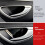 1Set/4Pcs Inner Door Handle Bowl Trim Sticker for 8