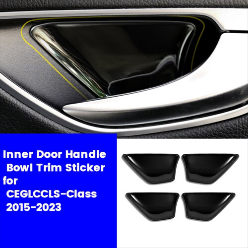 1Set/4Pcs Inner Door Handle Bowl Trim Sticker for 2