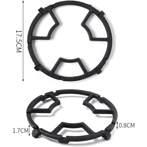 Cast Iron Wok Support Rings Wok Rack for Home Kitchen 2