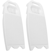 Plastic Washboards Home Use Large Hand Washing Board-gray