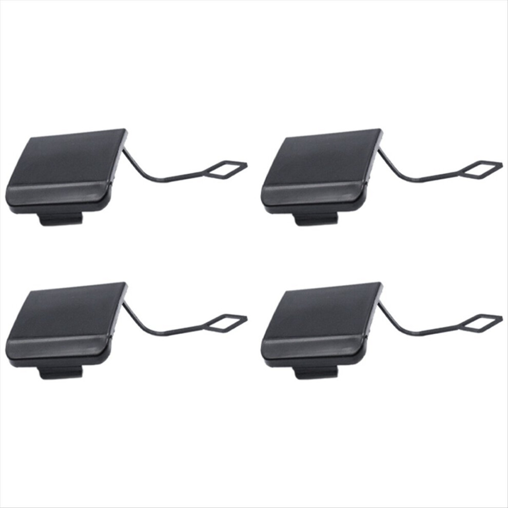4Pcs Car Front Bumper Tow Hook Cover 2038850026 Fo Black 4852523868614