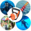 Diving Reel for Safety, Scuba Diving Accessory Orange 2
