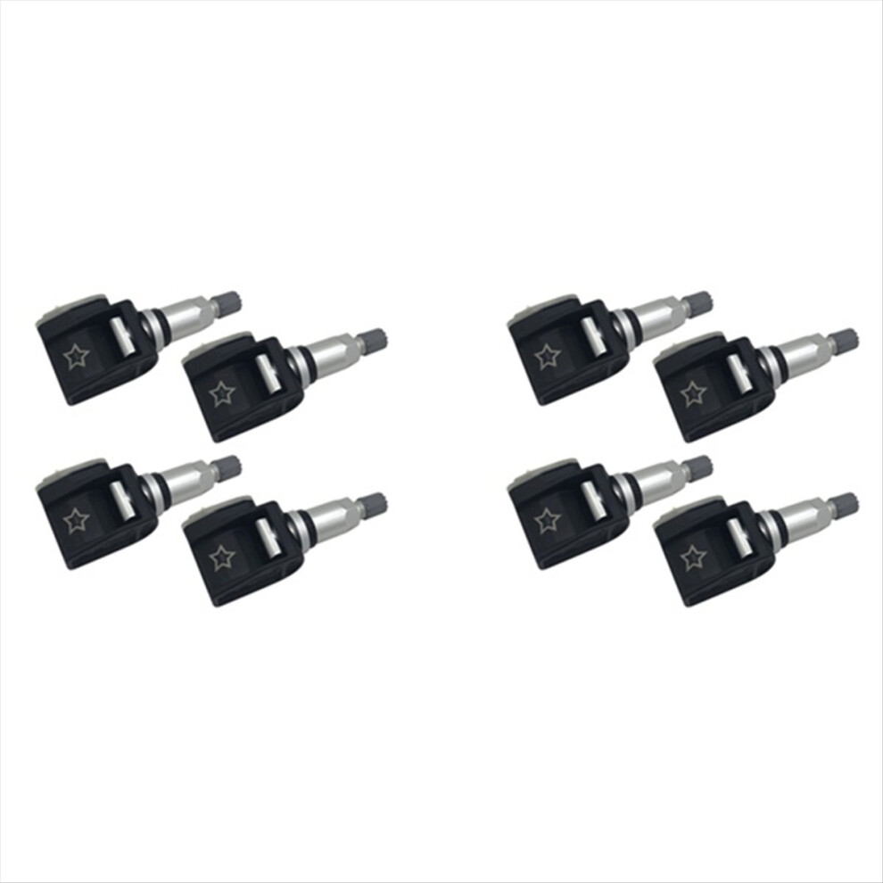 8Pcs Tire Pressure Monitor Sensor Tpms 433Mhz Fit Black 4852523893593