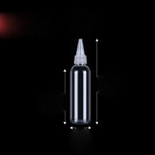 5Pcs 5/10/20/30/50/60/80/100/120/150/200/250ML Squeeze Dropper Bottles Clear Sharpmouth Bottle Ink Empty Container100ml,PE