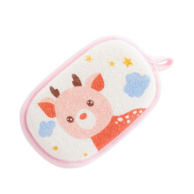1pc Baby Bath Sponge for Newborn Boys and Girls Cotton Polyester Fiber Bathing Supplies Shower Brush Scrubber Multi 13.5x8cm
