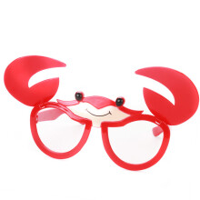 Lustiges Flipping Crab Brillengestell für Männer, Frauen,-1Stk