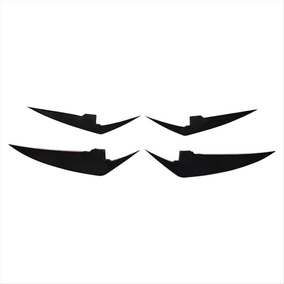Car Front Bumper Side Canards Splitter Spoiler For 4852523893043