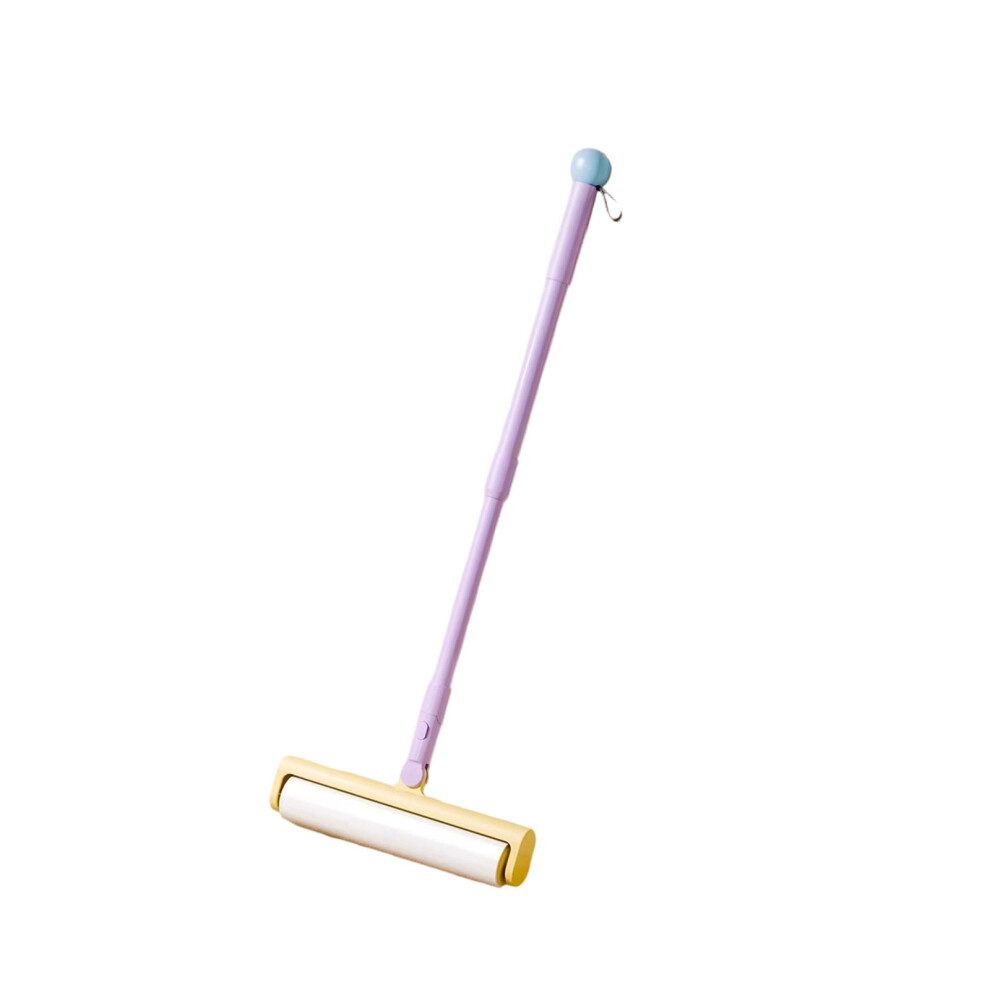 Purple Extendable Handle Lints Roller For High Hard Reach Area