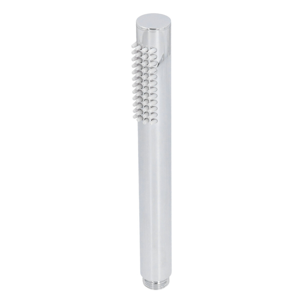 Handheld Shower Wand, High Pressure Handheld Shower Head With Durable Brass Construction, Cylindrical Design With Electroplated Finish, Rust Resistant 9453559593638