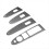 Car Inner Door Window Switch Panel Trim Cover for 5