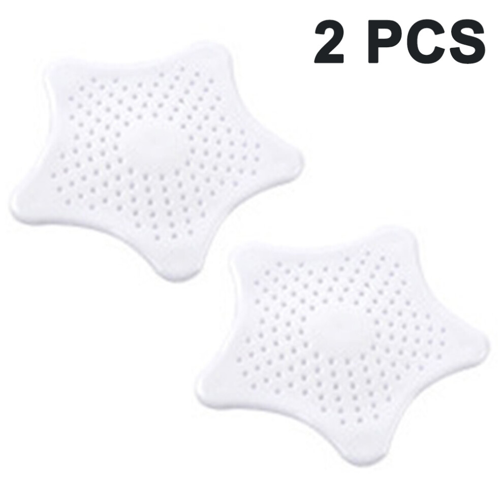 Sink Strainer, Shower Hair Catcher, Silicone Drain Protector, Prevent Clogging In Bathtubs And Kitchen Sinks, Easy To Clean, 2Pcs 9139052070745