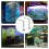 Flexible Silver Fish Cistern Lighting Owner 2.8mm Aluminum 3