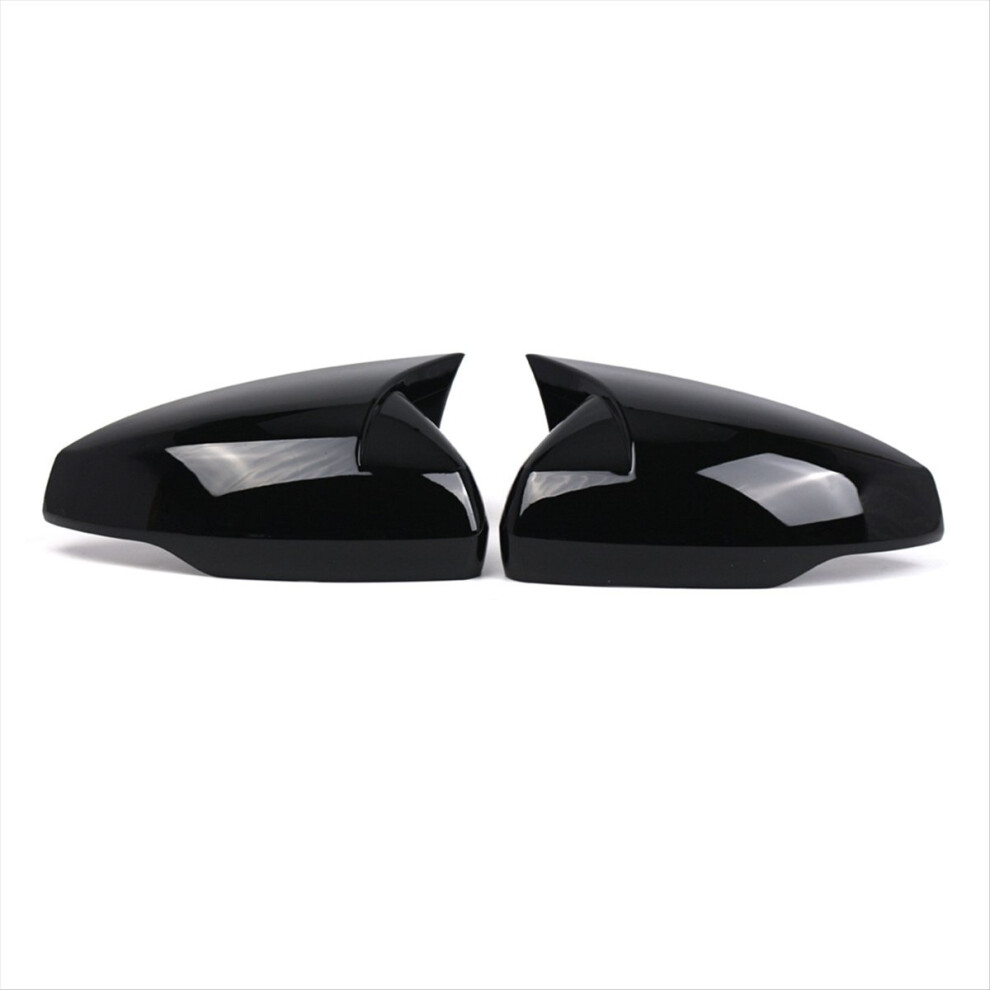 1Pair Car Rearview Mirror Cover Ox Horn Shell 2G08 4852523814383